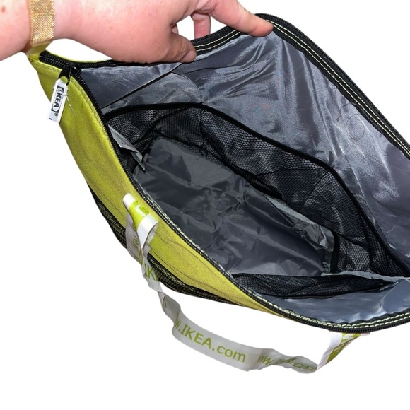 Retired IKEA Kylvaska large soft cooler bag lime green insulated - Picture 7 of 7